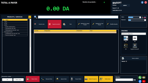 Logiciel de gestion commercial BNSOFT | برنامج تسيير المحلات التجارية